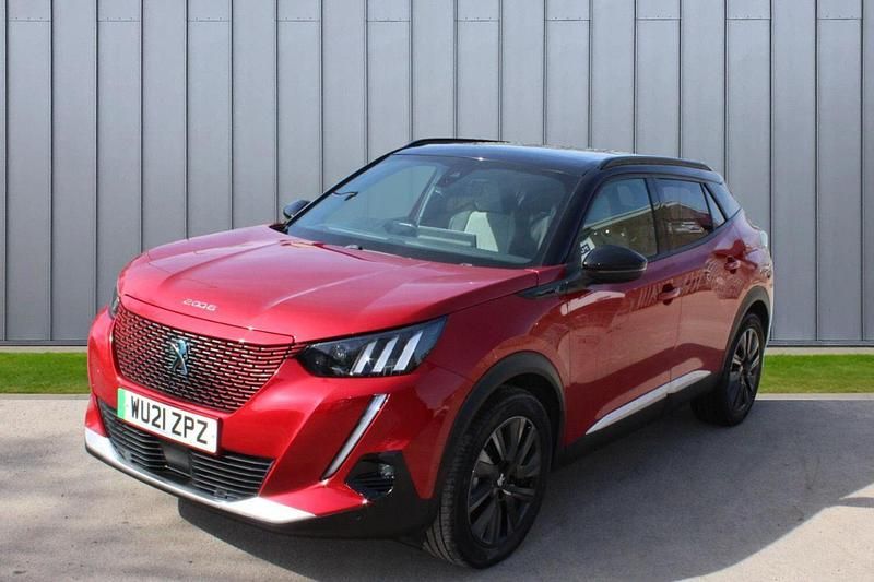 Used Peugeot e-2008 Premium 98 kW (134 HP) 2021 Red SUV