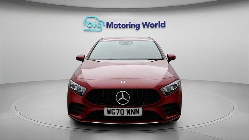 Used Mercedes A250 AMG line 218 HP (160 kW) 2020 Red Sedan