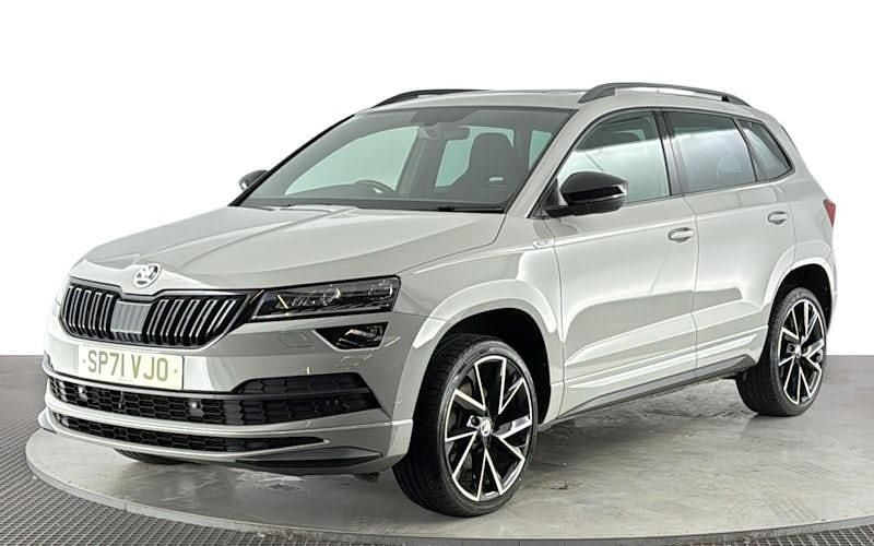 Used Skoda Karoq SportLine 150 HP (110 kW) 2021 Grey SUV