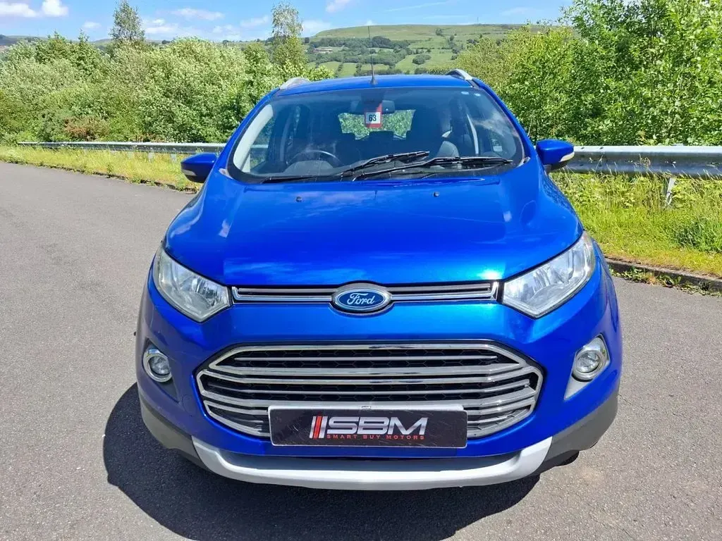 Used Ford Ecosport Titanium 90 HP (66 kW) 2014 Blue SUV