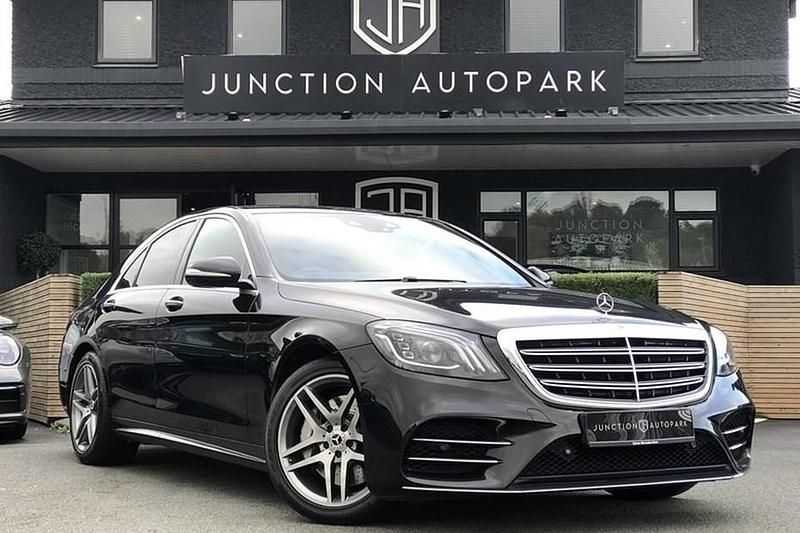 Used Mercedes S350 AMG line 2018 Black Sedan