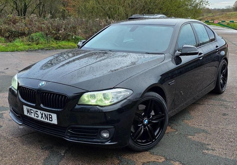 Used BMW 520 Luxury Line 2015 Black Sedan