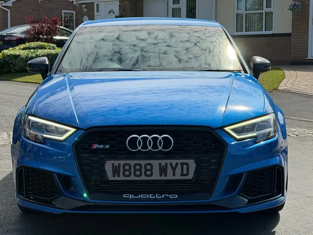 Used Audi RS3 400 HP (294 kW) 2017 Blue Sedan