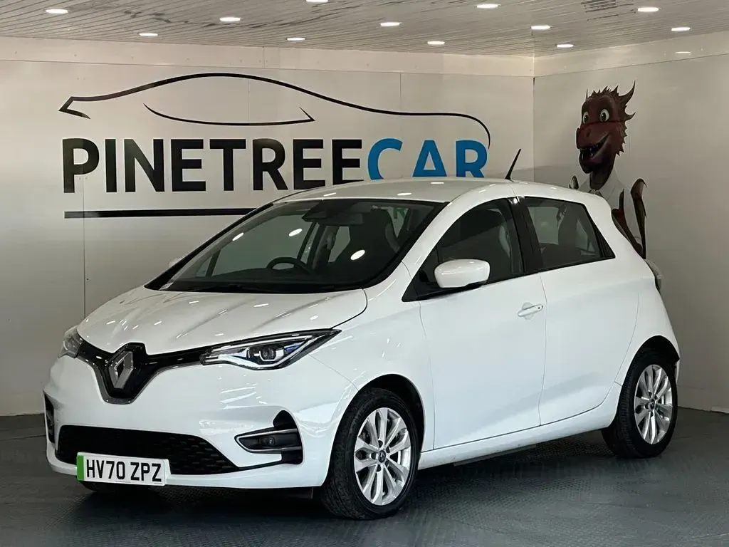 Używany Renault Zoe Iconic 100 kW (136 KM) 2020 Biały Hatchback