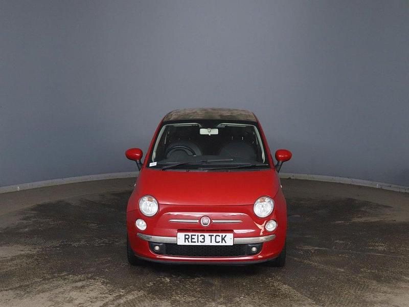 Used Fiat 500C Lounge 69 HP (50 kW) 2013 Red Cabriolet