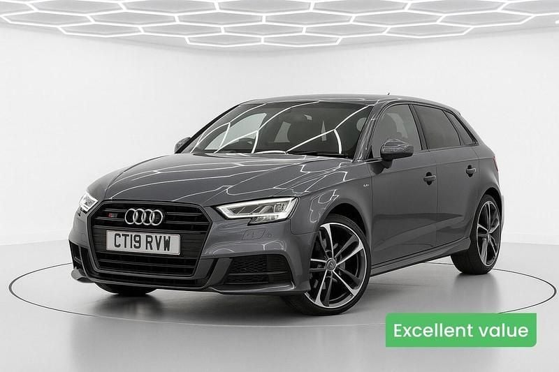 Grey Used 2019 Audi S3 Black Edition Hatchback | £19,995 (Fair price) - Image 1/4