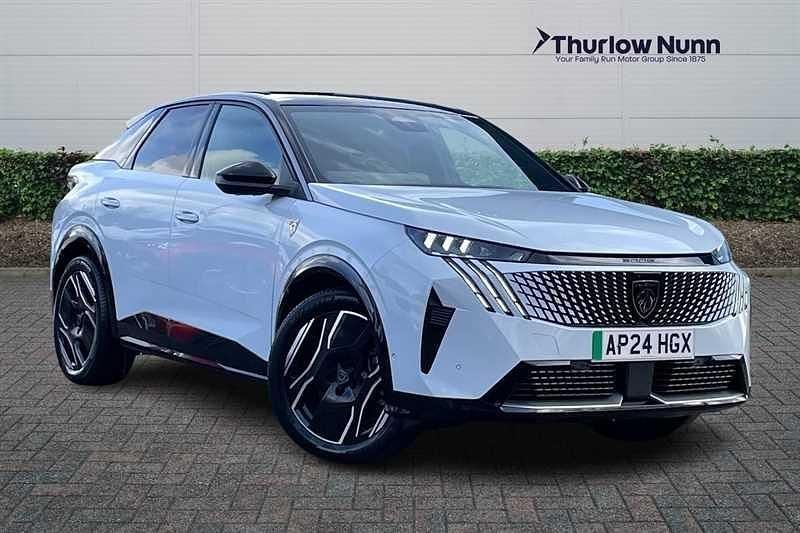 White Used 2024 Peugeot e-3008 GTi SUV | £41,000 - Image 1/4