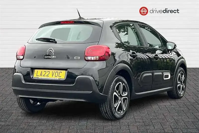Used Citroën C3 PureTech 83 HP (61 kW) 2022 Black Hatchback