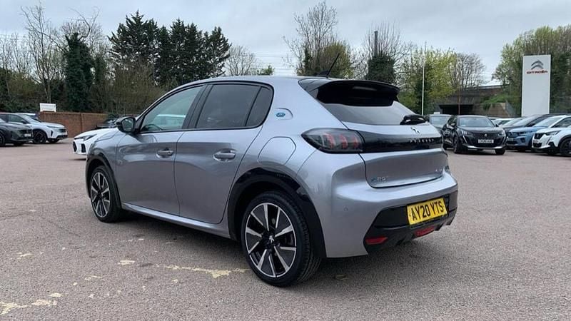 Used Peugeot e-208 GT-line 98 kW (134 HP) 2020 Grey Hatchback