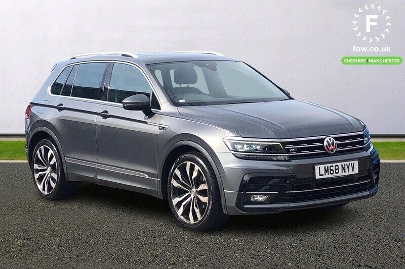 Grey Used 2018 VW Tiguan Sportline SUV | £18,899 (Fair price) - Image 1/3