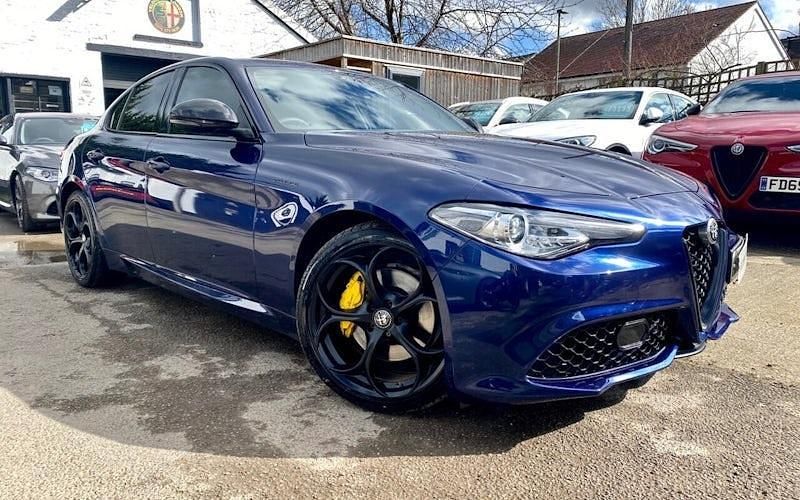 Blue Used 2019 Alfa Romeo Giulia Veloce Sedan | £28,995 (Expensive) - Image 1/4