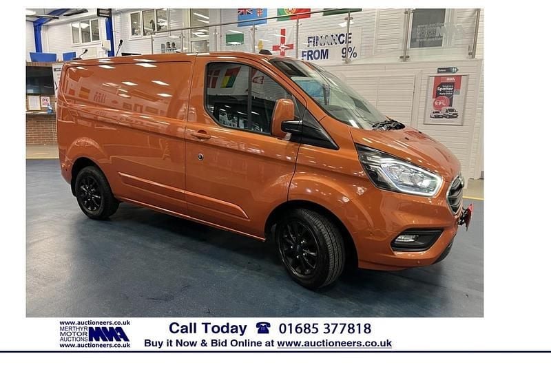 Orange Used 2020 Ford Transit Custom Limited Van | £9,660 (Fair price) - Image 1/4