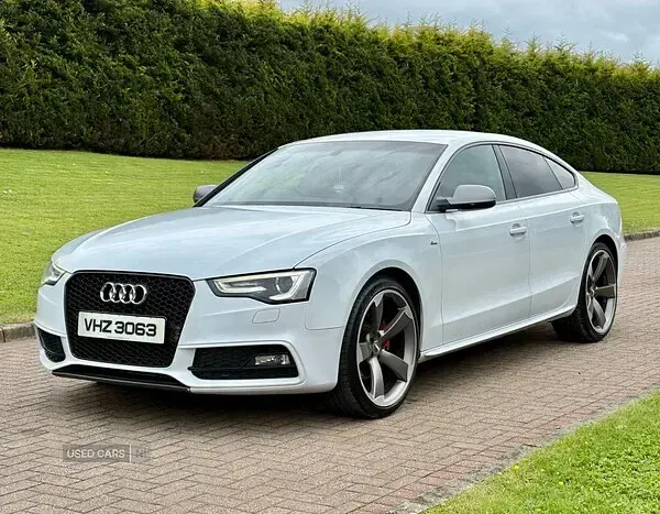Used Audi A5 S-Line 2014 White Coupe
