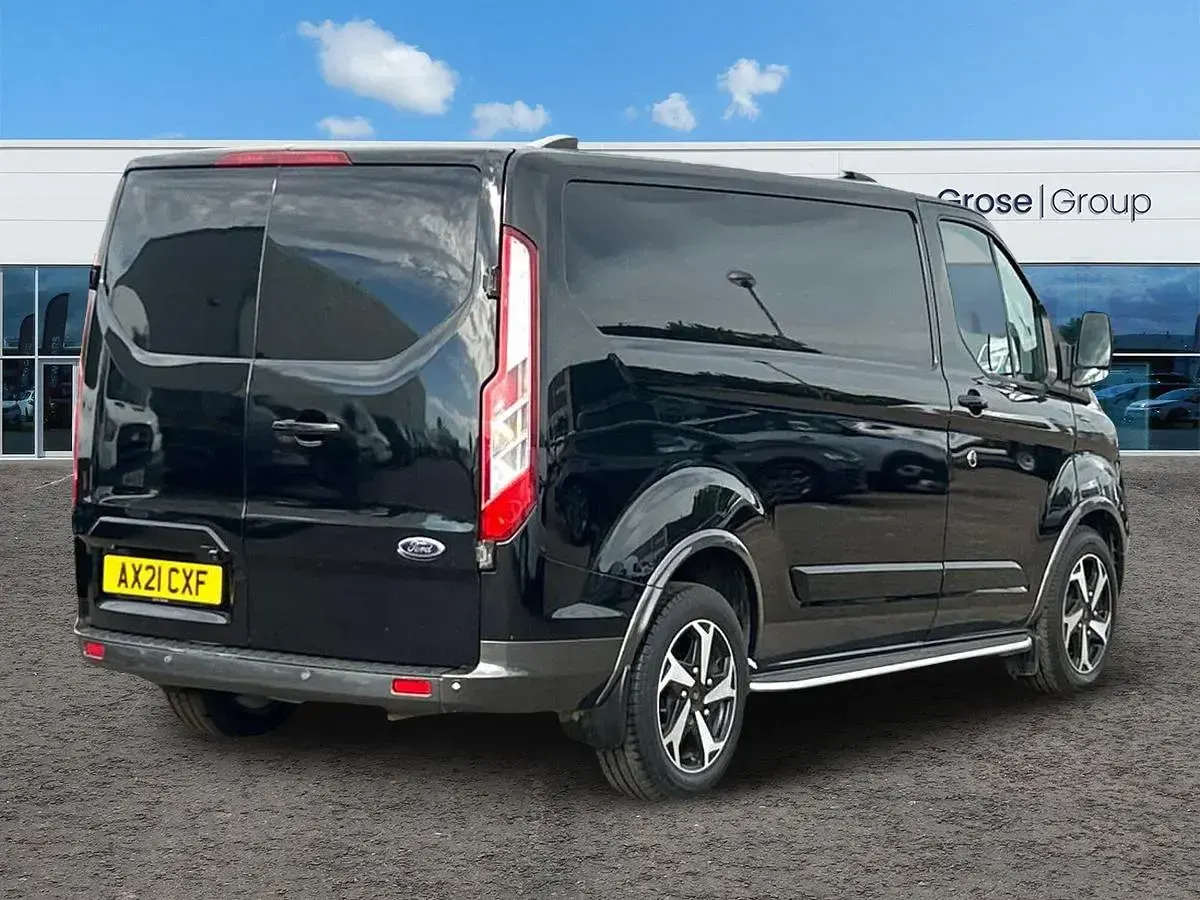 Used Ford Transit Custom Active 170 HP (125 kW) 2021 Black Van