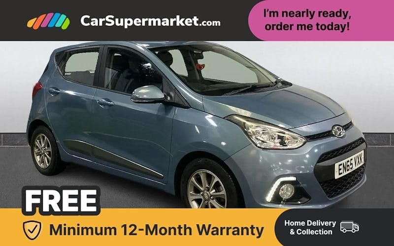 Used Hyundai i10 Premium 87 HP (63 kW) 2015 Blue Hatchback