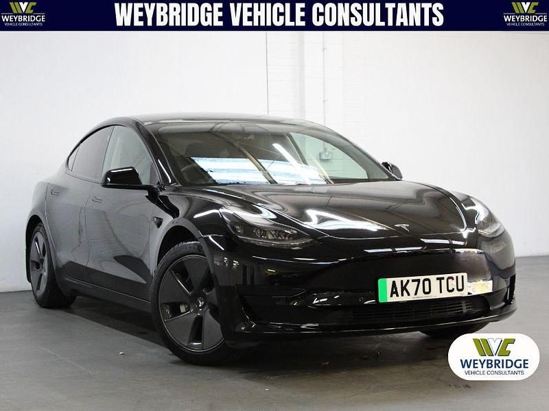 Black Used 2020 Tesla Model 3 Standard Range Sedan | £17,495 (A bit pricey) - Image 1/2