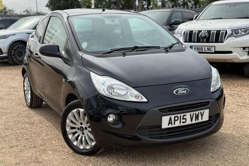 Black Used 2015 Ford Ka Zetec Hatchback | £3,750 (Good price) - Image 1/1