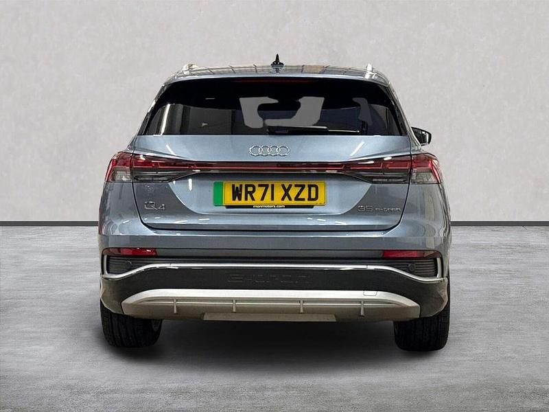 Used Audi Q4 e-tron S-Line 125 kW (170 HP) 2021 Blue SUV