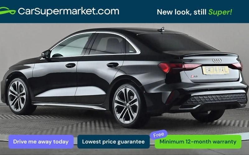 Used Audi A3 S-Line 150 HP (110 kW) 2024 Black Sedan