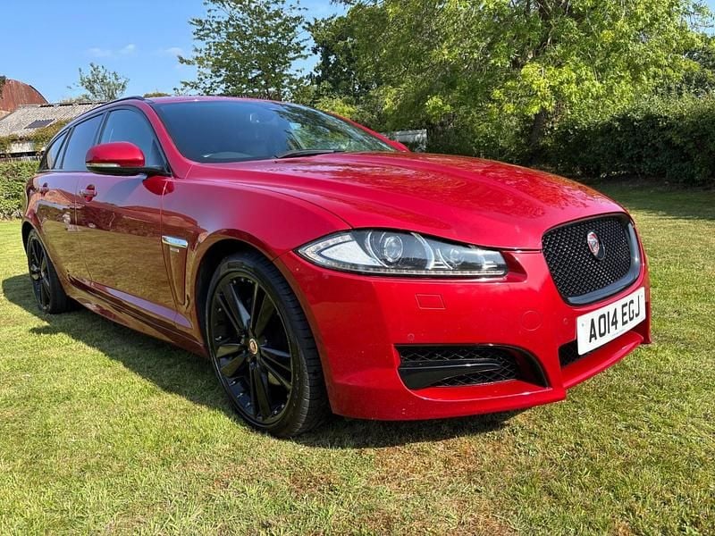 Red Used 2014 Jaguar XF R-Sport Sedan | £10,750 - Image 1/4