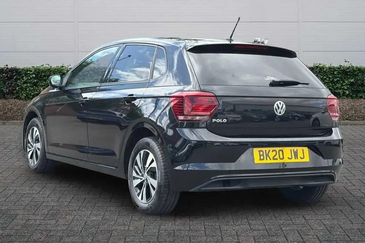 Used VW Polo Match 95 HP (69 kW) 2020 Black Hatchback
