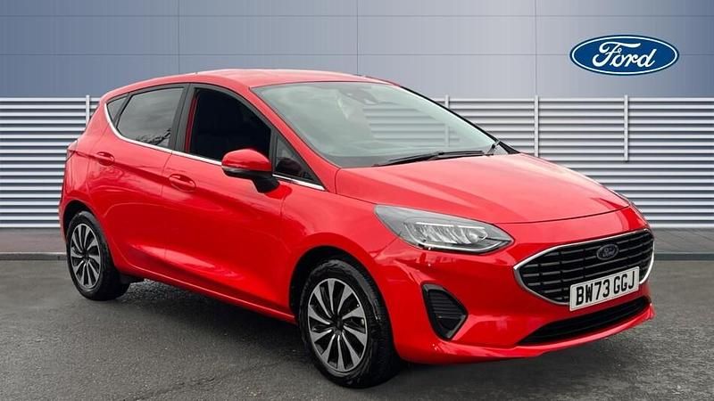 Red Used 2023 Ford Fiesta Titanium Hatchback | £13,934 (Good price) - Image 1/3
