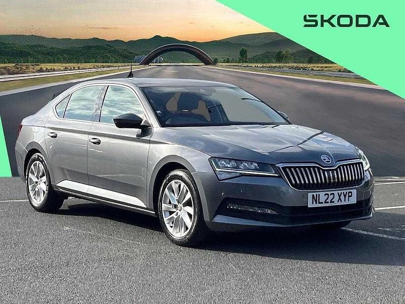 Grey Used 2022 Skoda Superb SE Hatchback | £17,972 (Fair price) - Image 1/4