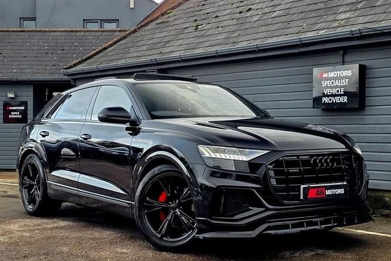 Black Used 2018 Audi Q8 S-Line SUV | £35,989 (Expensive) - Image 1/1