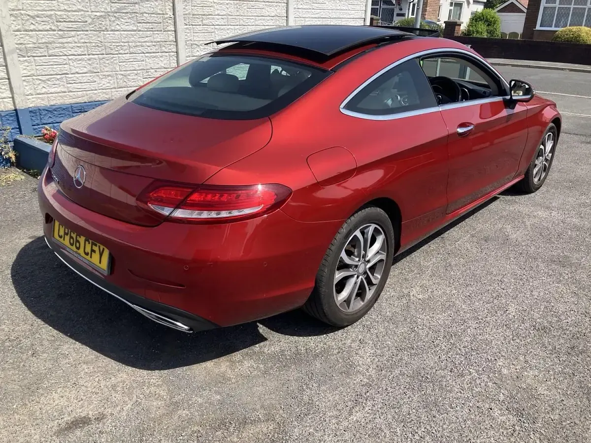 Used Mercedes C200 Premium 2016 Red Coupe