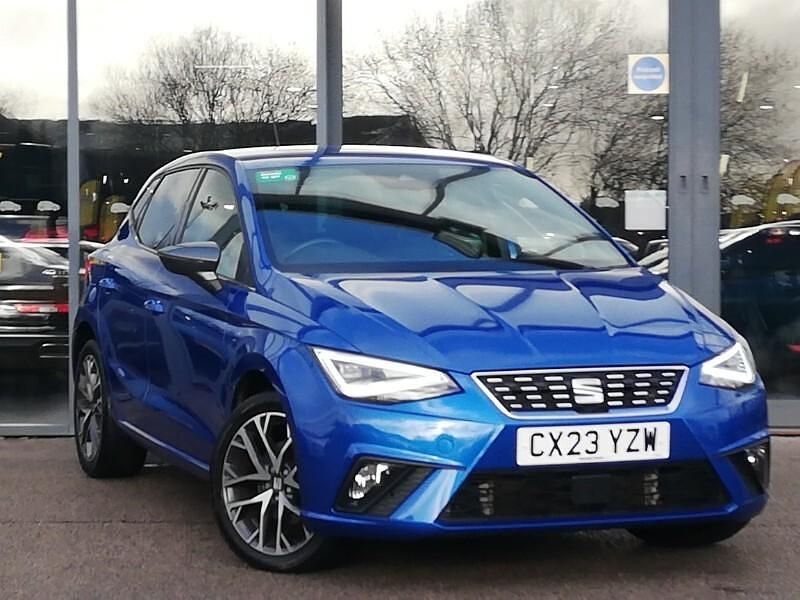 Blue Used 2023 Seat Ibiza XCELLENCE Hatchback | £16,998 (Fair price) - Image 1/4