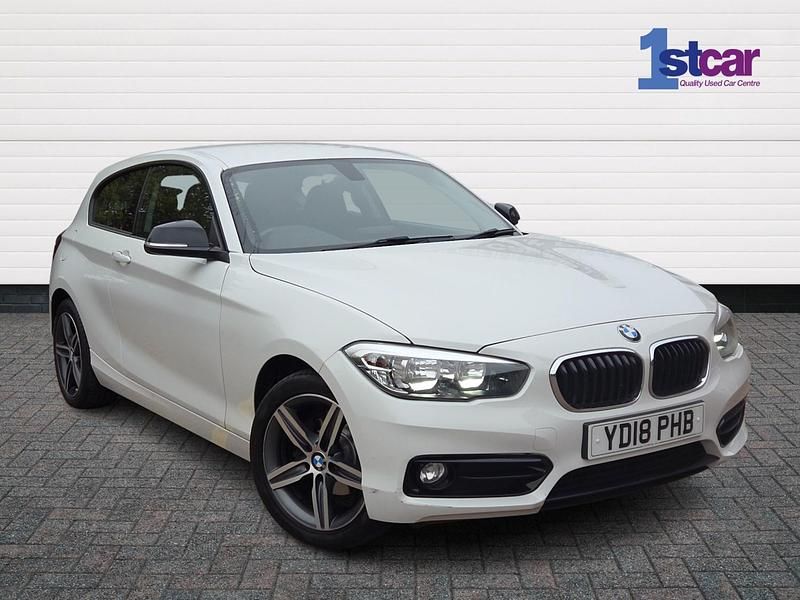 White Used 2018 BMW 116 Sport Line Hatchback | £9,489 (Fair price) - Image 1/4