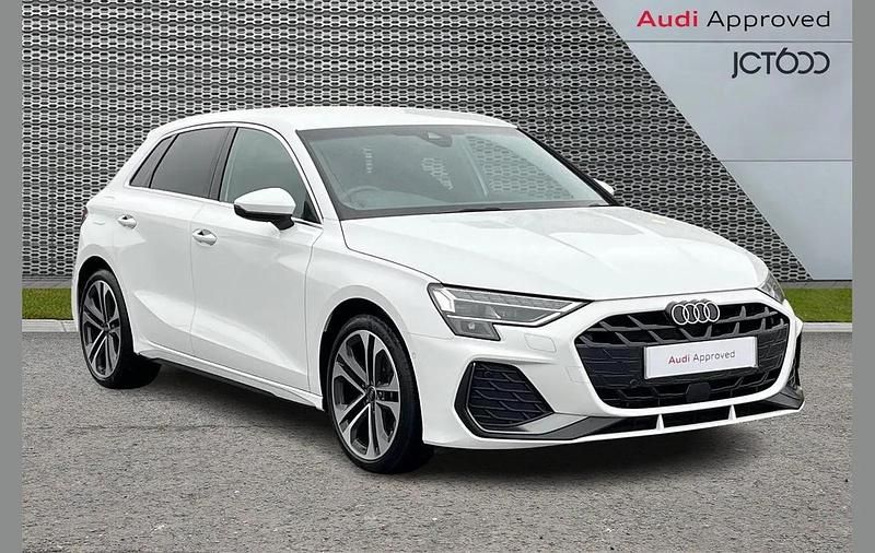 White Used 2024 Audi A3 S-Line Hatchback | £25,433 (Fair price) - Image 1/4