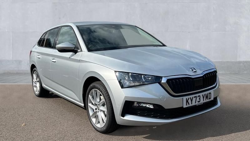 Brilliant silver metallic Used 2023 Skoda Scala SE L Hatchback | £17,850 (A bit pricey) - Image 1/4