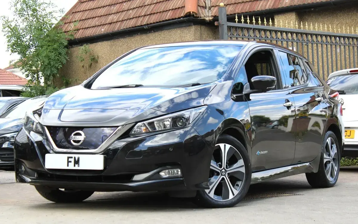 Used Nissan Leaf 110 kW (150 HP) 2018 Black Hatchback