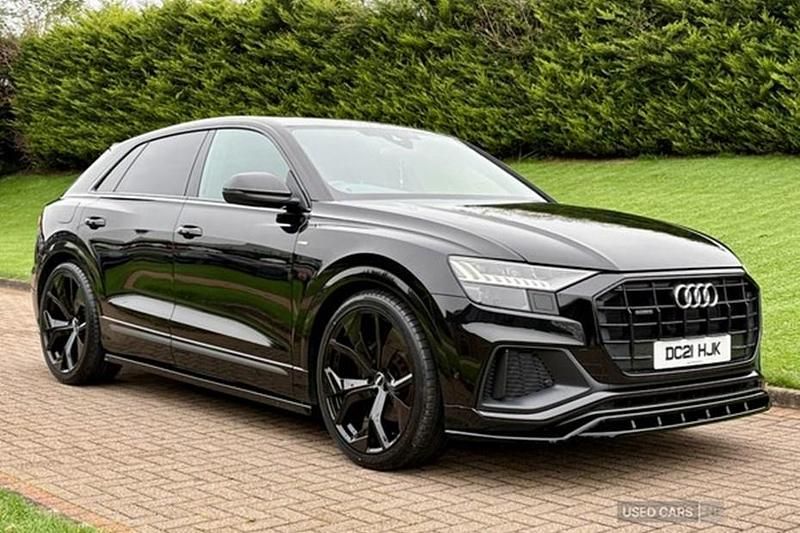 Black Used 2021 Audi Q8 S-Line SUV | £35,995 (Fair price) - Image 1/1