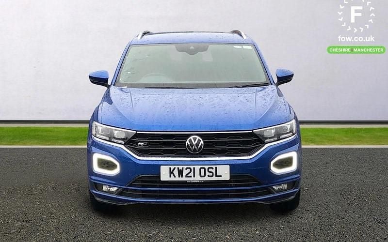 Used VW T-Roc R-line 150 HP (110 kW) 2020 Blue SUV
