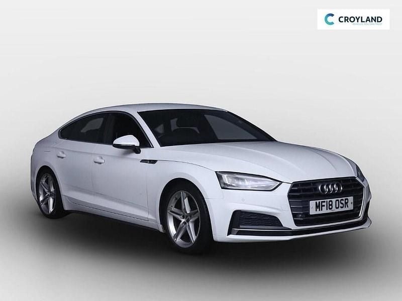 White Used 2018 Audi A5 S-Line Hatchback | £14,999 (Good price) - Image 1/4