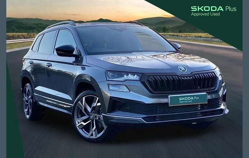 Used Skoda Karoq SportLine 150 HP (110 kW) 2025 Graphite grey metallic SUV