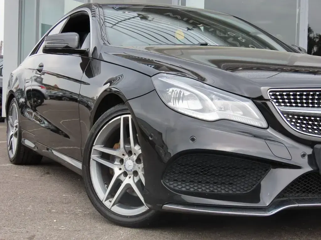 Used Mercedes E220 AMG line 177 HP (130 kW) 2015 Black Coupe