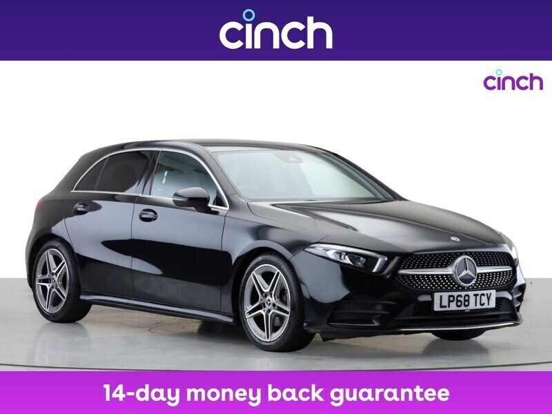 Black Used 2018 Mercedes A180 AMG line Hatchback | £14,499 (Fair price) - Image 1/3