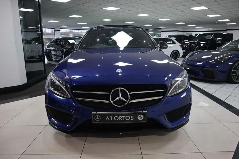 Used Mercedes C250 AMG line 2016 Blue Estate