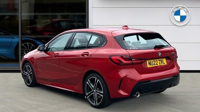 Used BMW 118 M Sport 136 HP (100 kW) 2022 Red Hatchback