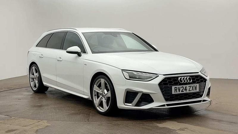 Used Audi A4 S-Line 204 HP (150 kW) 2024 White Estate