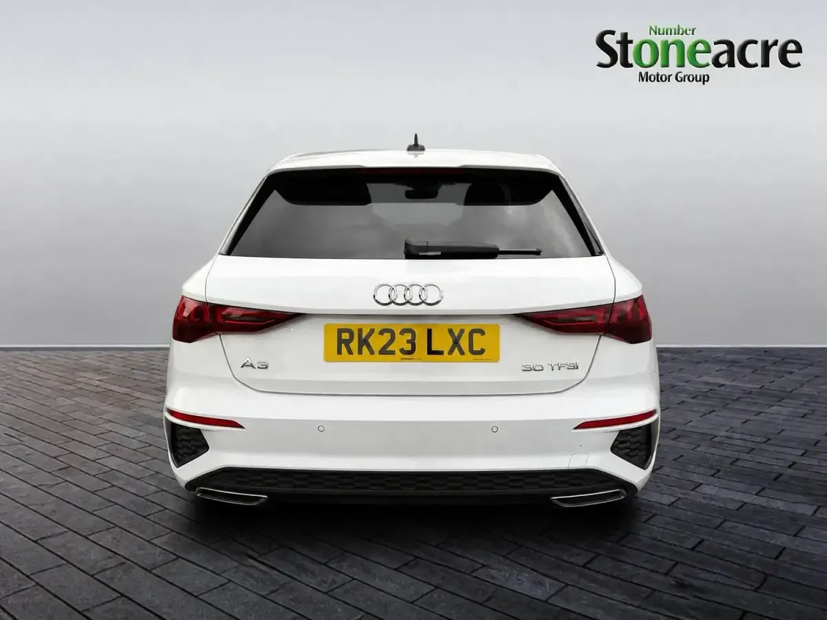 Used Audi A3 S-Line 110 HP (80 kW) 2023 White Sedan
