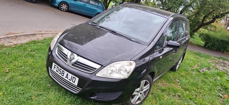 Used Vauxhall Zafira 115 HP (84 kW) 2009 Black MPV