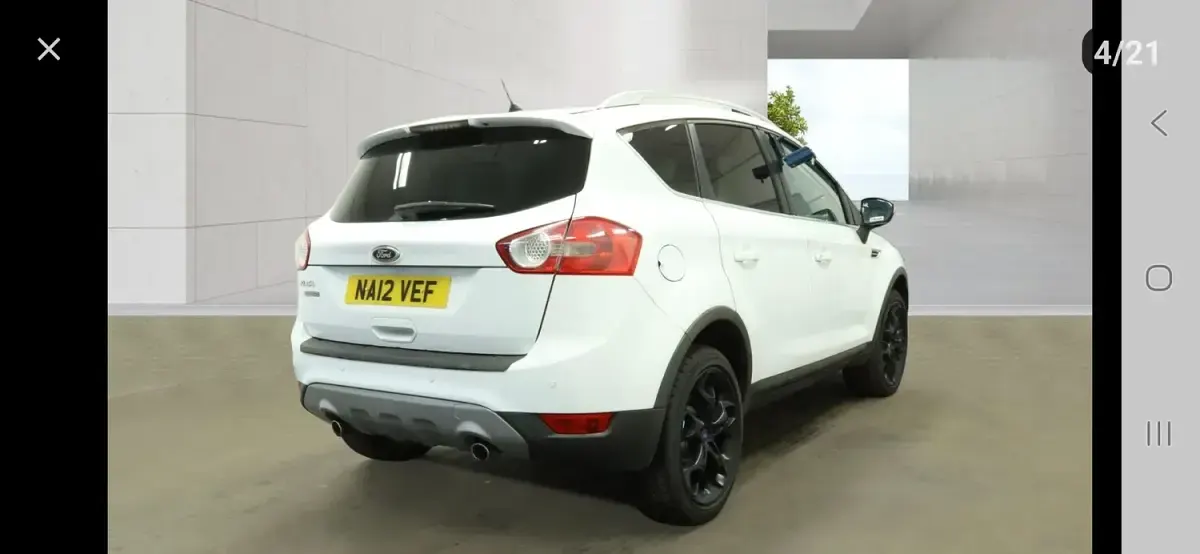Used Ford Kuga Titanium 2012 White SUV