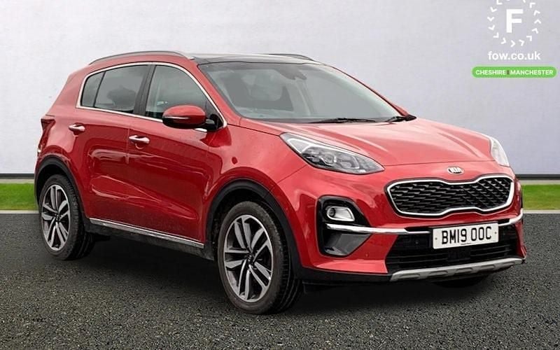 Used Kia Sportage 177 HP (130 kW) 2019 Red SUV