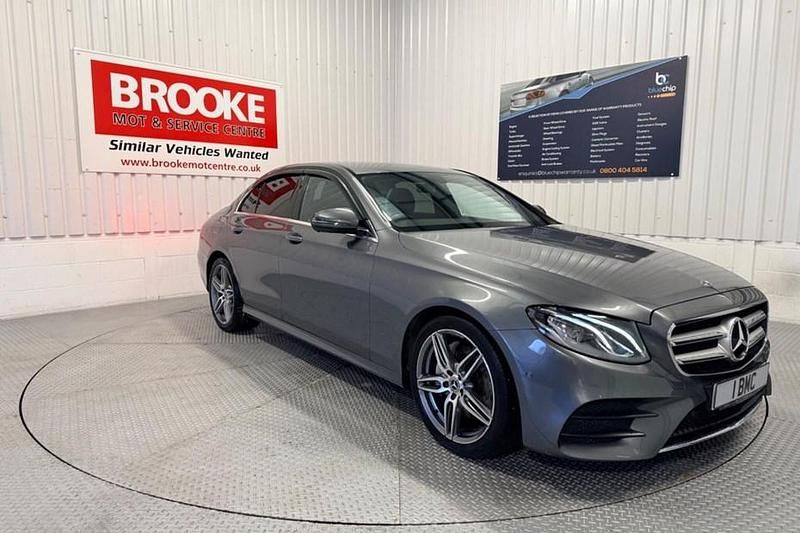 Used Mercedes E200 AMG line 184 HP (135 kW) 2018 Grey Sedan