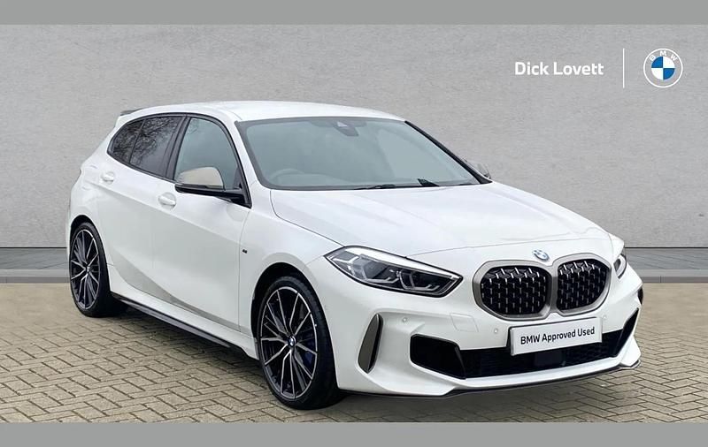 Used BMW M135 Shadowline 302 HP (222 kW) 2024 White Hatchback