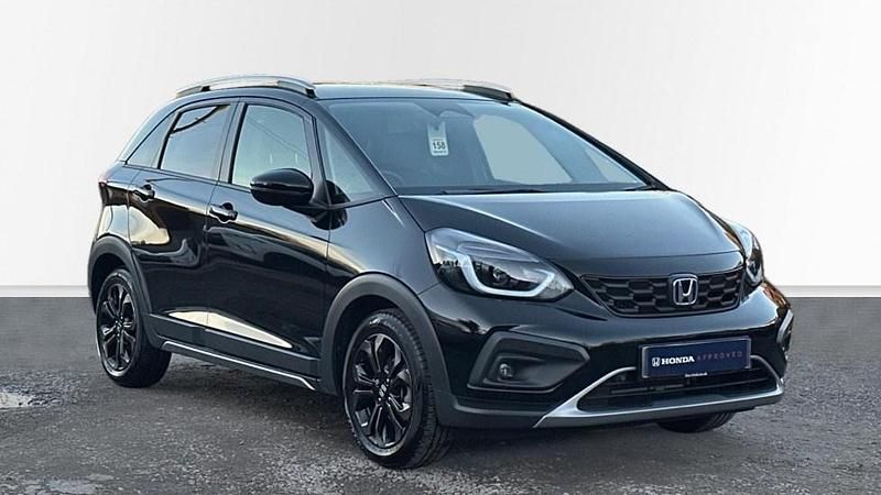 Solid crystal black Used 2024 Honda Jazz Advance Hatchback | £24,518 (A bit pricey) - Image 1/4